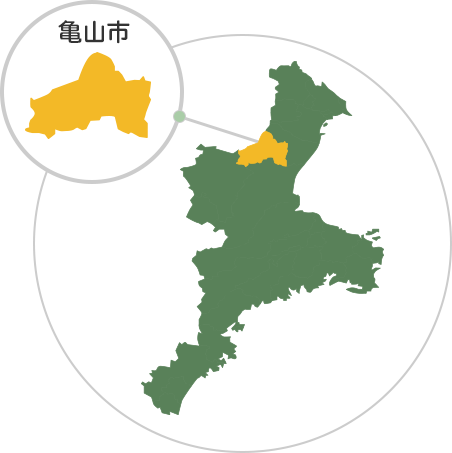 亀山 地図